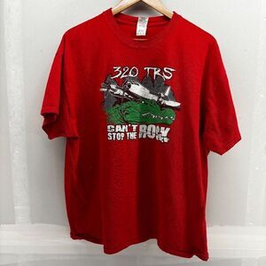 United States Air Force 320 TRS Adult T-Shirt XL Can't Stop The Rock USAF